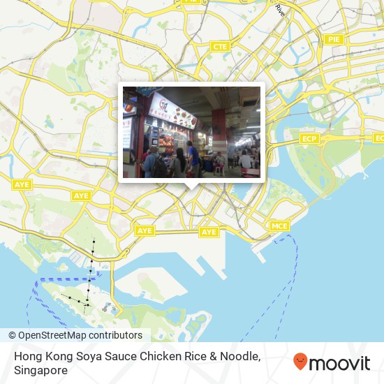 Hong Kong Soya Sauce Chicken Rice & Noodle map