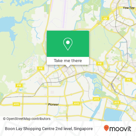 Boon Lay Shopping Centre 2nd level地图