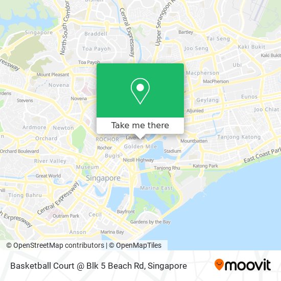 Basketball Court @ Blk 5 Beach Rd map