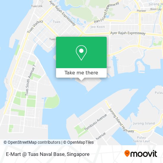 E-Mart @ Tuas Naval Base map
