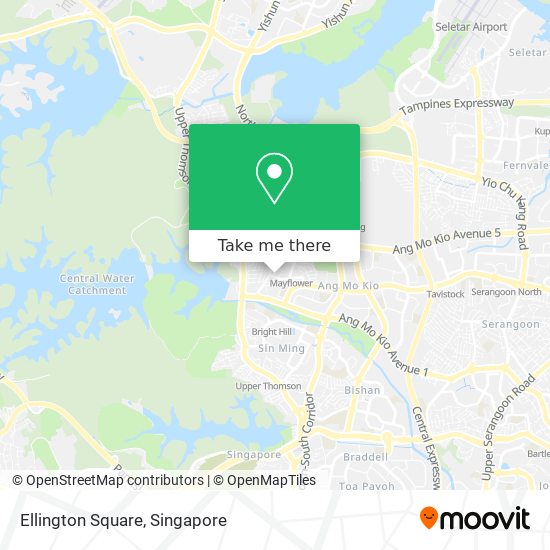 Ellington Square map