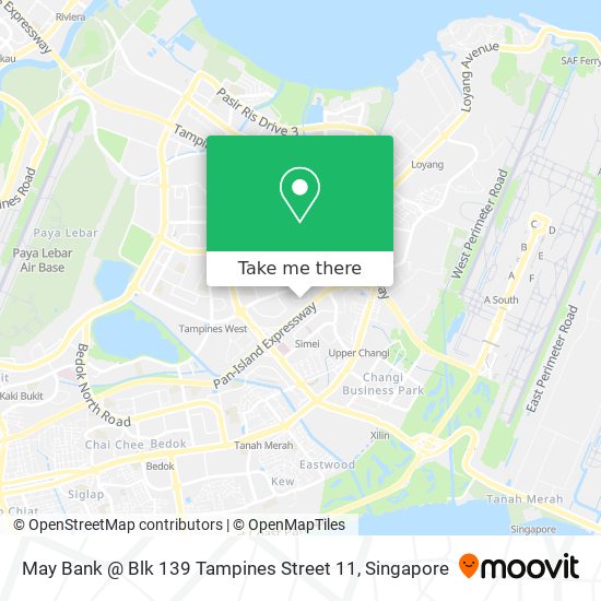 May Bank @ Blk 139 Tampines Street 11 map