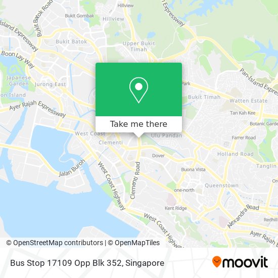 Bus Stop 17109 Opp Blk 352 map