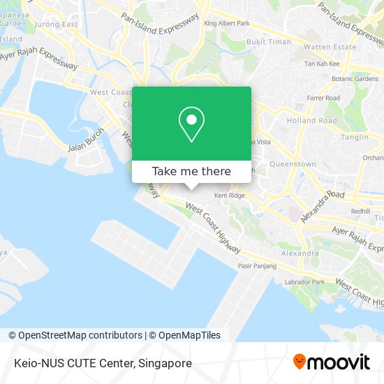 Keio-NUS CUTE Center map