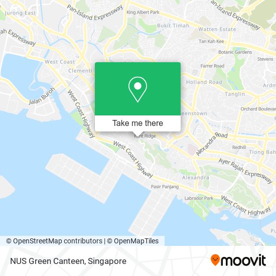 NUS Green Canteen map