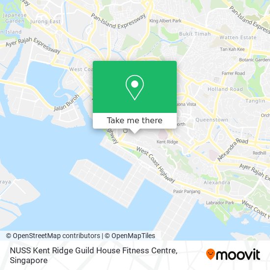 NUSS Kent Ridge Guild House Fitness Centre map