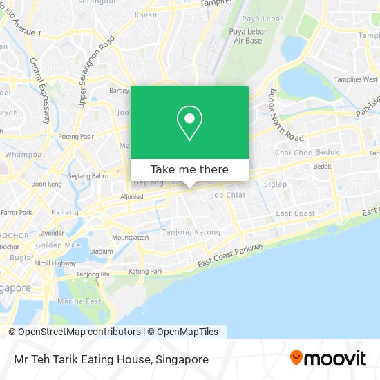 Mr Teh Tarik Eating House map