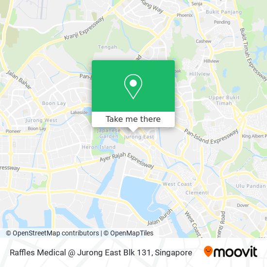 Raffles Medical @ Jurong East Blk 131地图