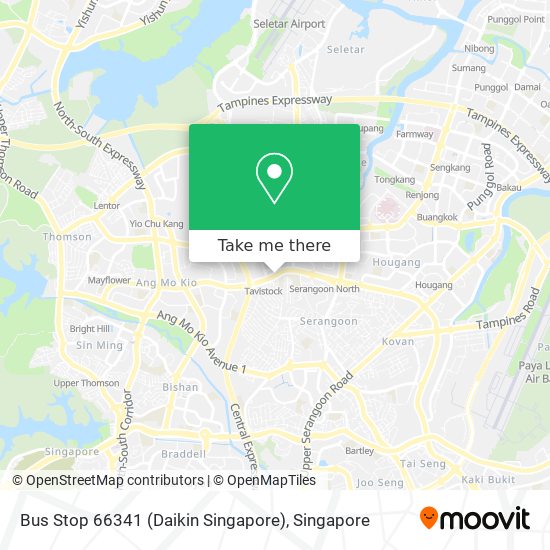 Bus Stop 66341 (Daikin Singapore) map