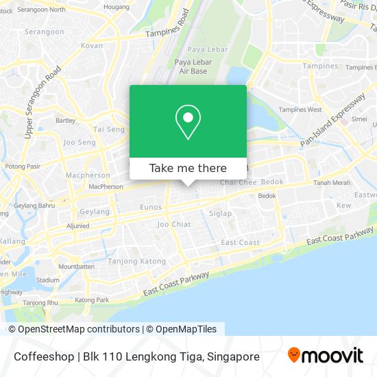 Coffeeshop | Blk 110 Lengkong Tiga地图