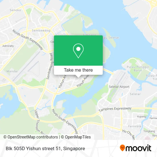 Blk 505D Yishun street 51 map