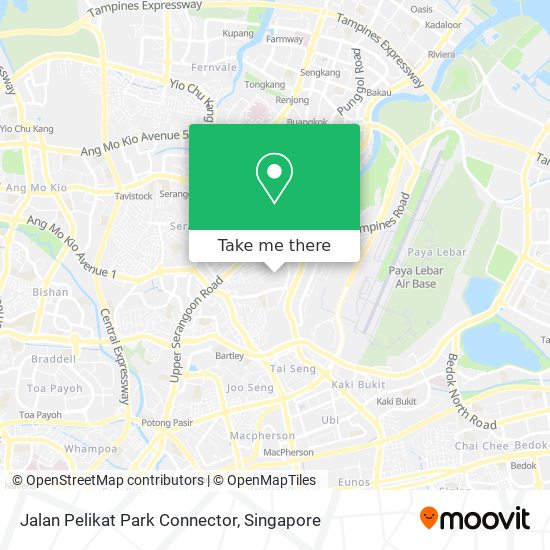 Jalan Pelikat Park Connector map