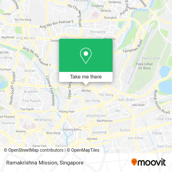 Ramakrishna Mission map