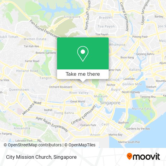 City Mission Church map