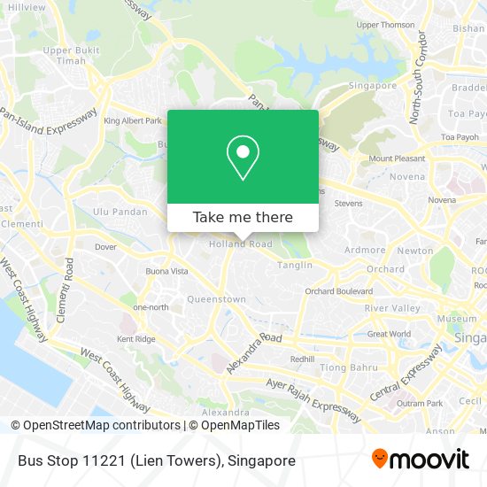 Bus Stop 11221 (Lien Towers) map