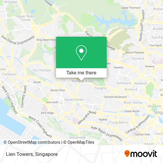 Lien Towers map