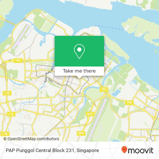 PAP Punggol Central Block 231 map