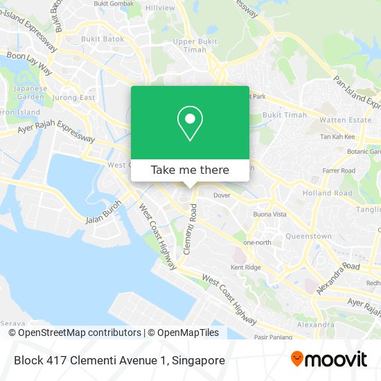 Block 417 Clementi Avenue 1 map