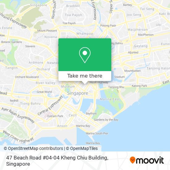 47 Beach Road #04-04 Kheng Chiu Building map