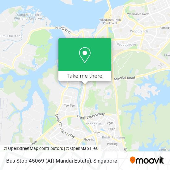 Bus Stop 45069 (Aft Mandai Estate) map