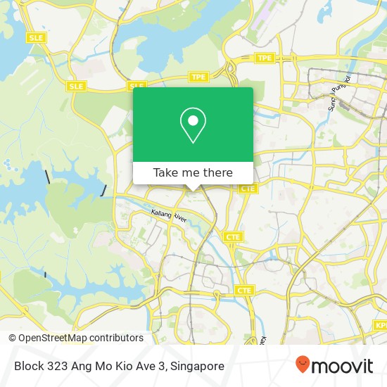 Block 323 Ang Mo Kio Ave 3地图