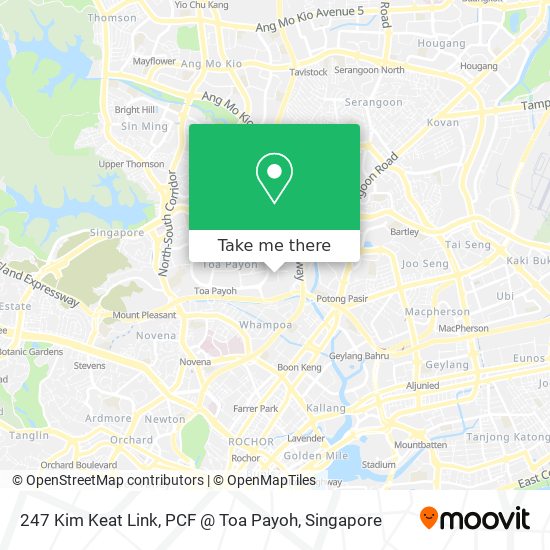 247 Kim Keat Link, PCF @ Toa Payoh map