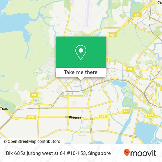 Blk 685a jurong west st 64 #10-153地图