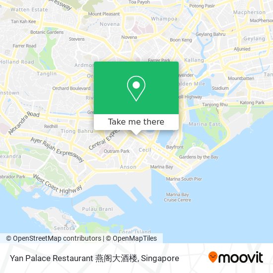 Yan Palace Restaurant 燕阁大酒楼 map