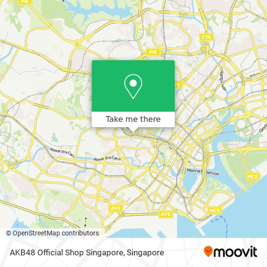 AKB48 Official Shop Singapore map