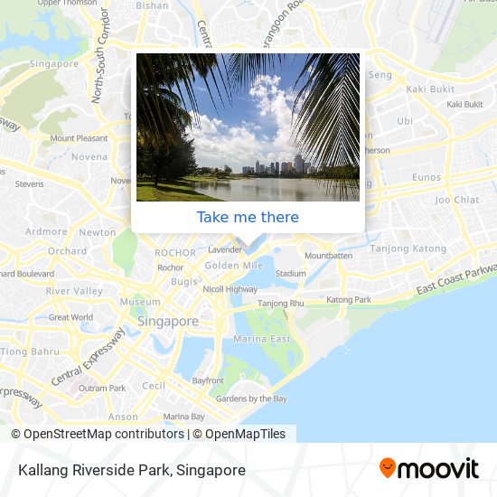 Kallang Riverside Park map