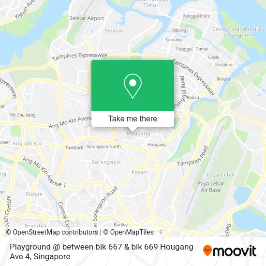 Playground @ between blk 667 & blk 669 Hougang Ave 4 map