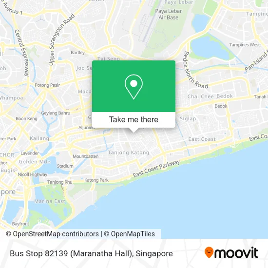 Bus Stop 82139 (Maranatha Hall) map