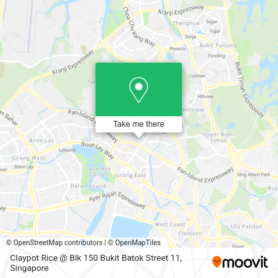 Claypot Rice @ Blk 150 Bukit Batok Street 11 map
