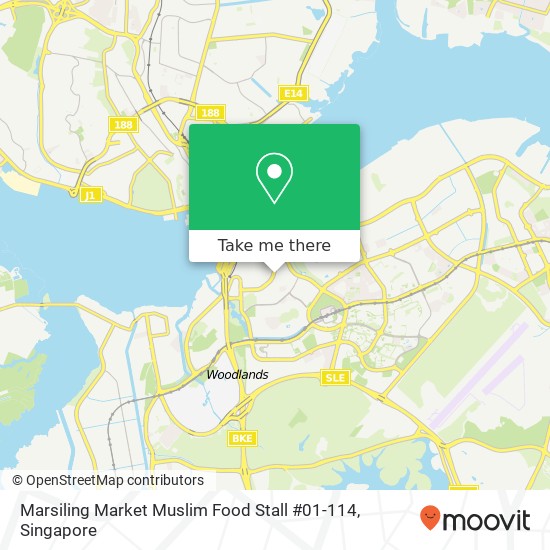 Marsiling Market Muslim Food Stall #01-114地图