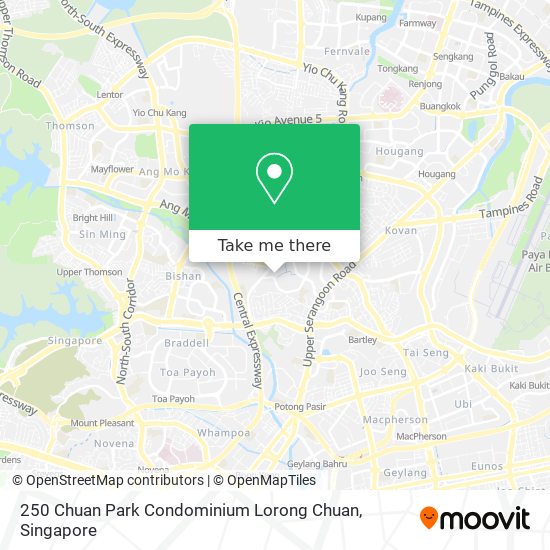 250 Chuan Park Condominium Lorong Chuan map