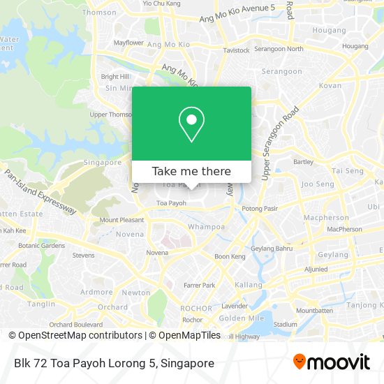 Blk 72 Toa Payoh Lorong 5 map