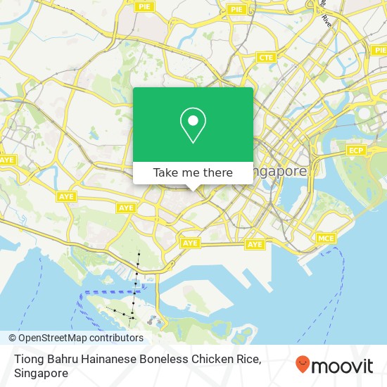 Tiong Bahru Hainanese Boneless Chicken Rice map