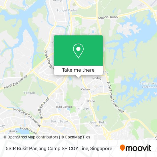 5SIR Bukit Panjang Camp SP COY Line map