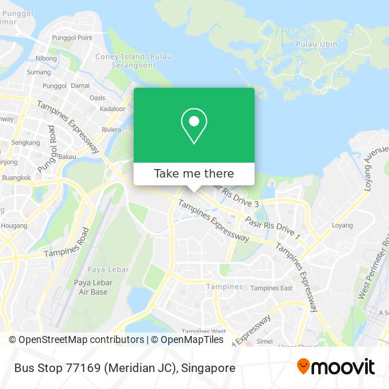 Bus Stop 77169 (Meridian JC) map