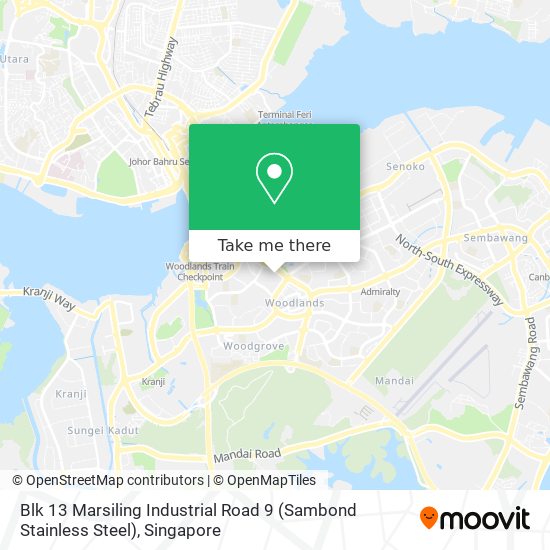 Blk 13 Marsiling Industrial Road 9 (Sambond Stainless Steel)地图