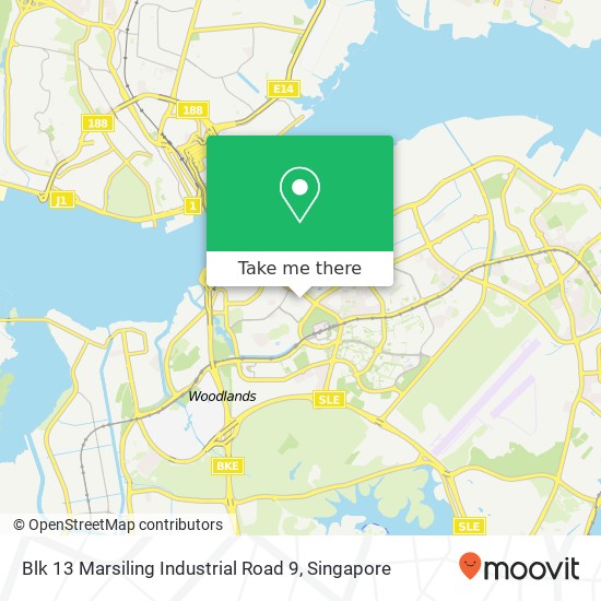 Blk 13 Marsiling Industrial Road 9 map