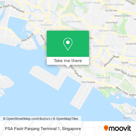 PSA Pasir Panjang Terminal 1地图