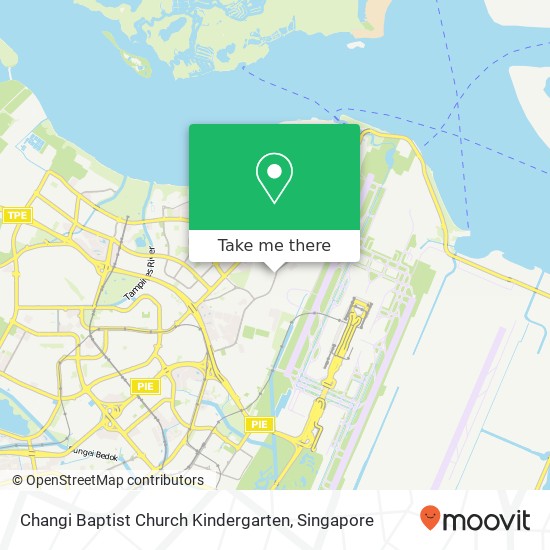 Changi Baptist Church Kindergarten map