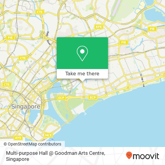 Multi-purpose Hall @ Goodman Arts Centre map