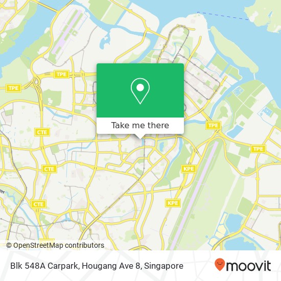 Blk 548A Carpark, Hougang Ave 8 map