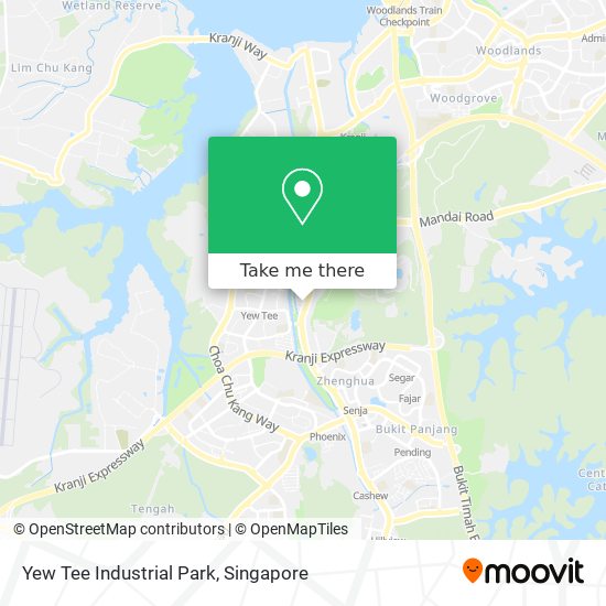 Yew Tee Industrial Park map