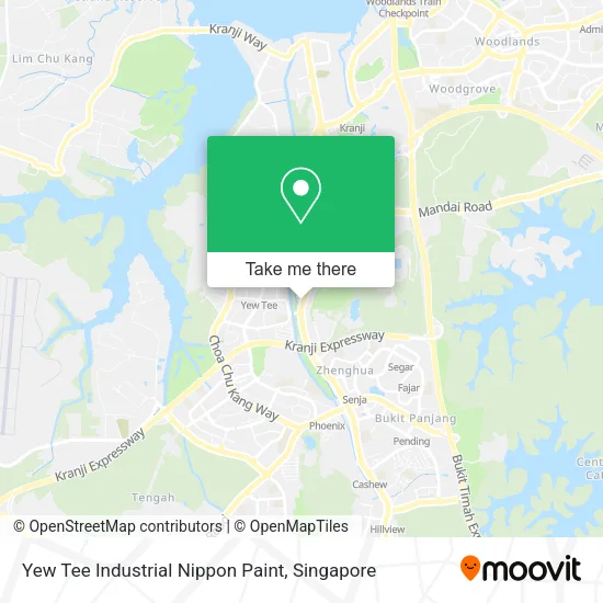 Yew Tee Industrial Nippon Paint地图