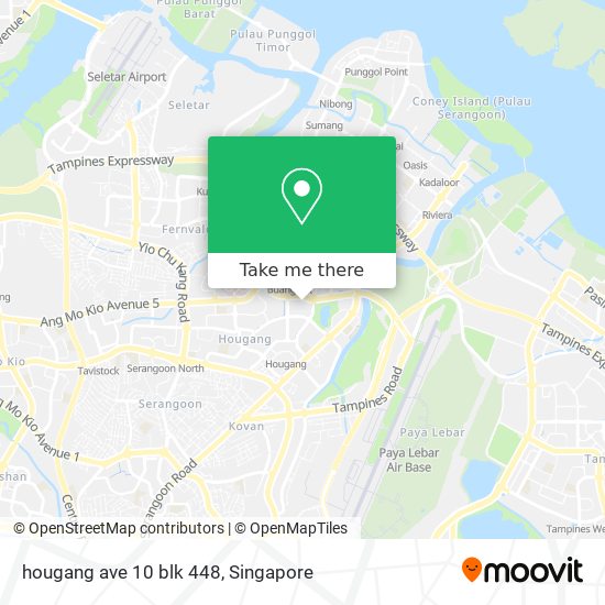 hougang ave 10 blk 448 map