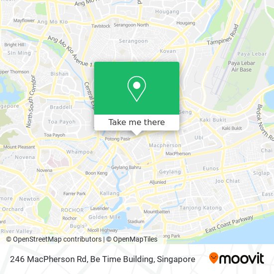 246 MacPherson Rd, Be Time Building map