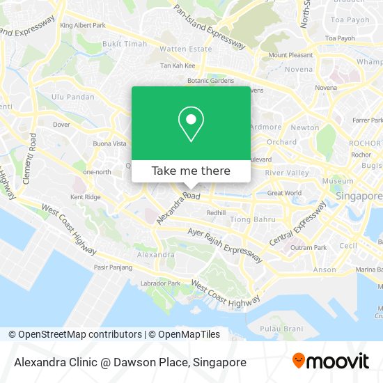 Alexandra Clinic @ Dawson Place map